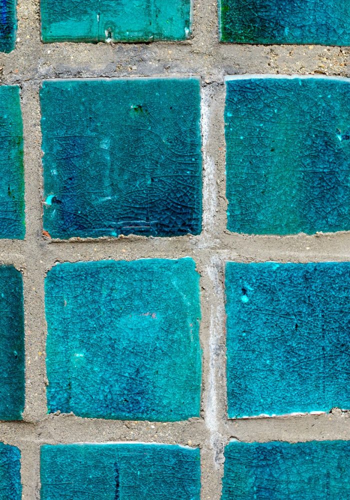 Turquoise tiles